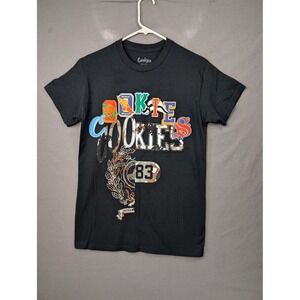 Cookies SF Mens Stacked Logo Graphic T-Shirt Black Small Est 83 Streetwear Tee
